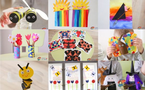 Tvoření pro děti: Nápady na DUBEN (jarní tvoření)