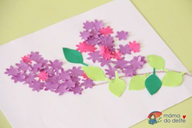 Vyrábíme rozkvetlý šeřík a ovocný strom