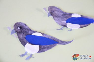 Kdo miluje stříbrné lžičky? Straka! Tip na zábavné lepení