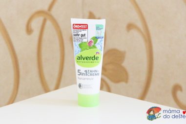 Recenze mátové zubní pasty Alverde 5v1