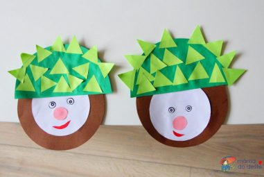 Papírové kaštany: Podzimní lepení pro malé děti