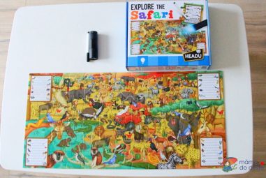 Recenze: HEADU Prozkoumej safari (puzzle s baterkou)