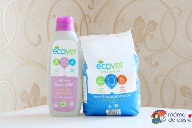 Recenze pracího gelu a prášku Ecover