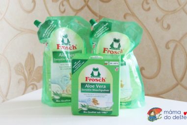 Recenze pracího gelu a prášku Frosch