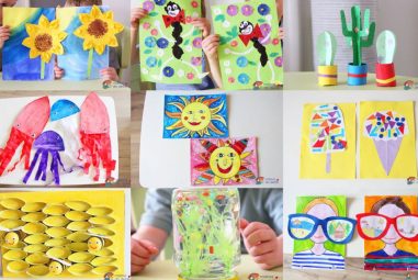 Tvoření pro děti: Nápady na ČERVENEC (letní tvoření)